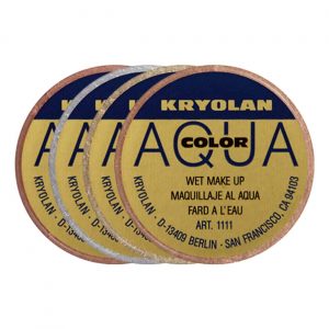 kryolan-aquacolor-metallic-metallisk sminke vannsminke norge