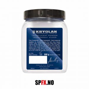 teatersminke kryolan translucent powder transparent pudder TL 3 500 g