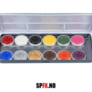 Superstar - Ansiktsmaling Palett 12 farger - BRIGHT